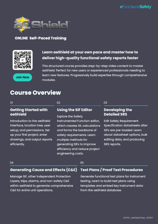 Cover of the aeShield online self-paced training brochure